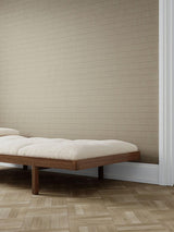 Scalamandre Pathway Wallcovering Golden Taupe Wallpaper