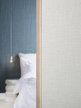Scalamandre Acre Linen Wallcovering Sage Wallpaper
