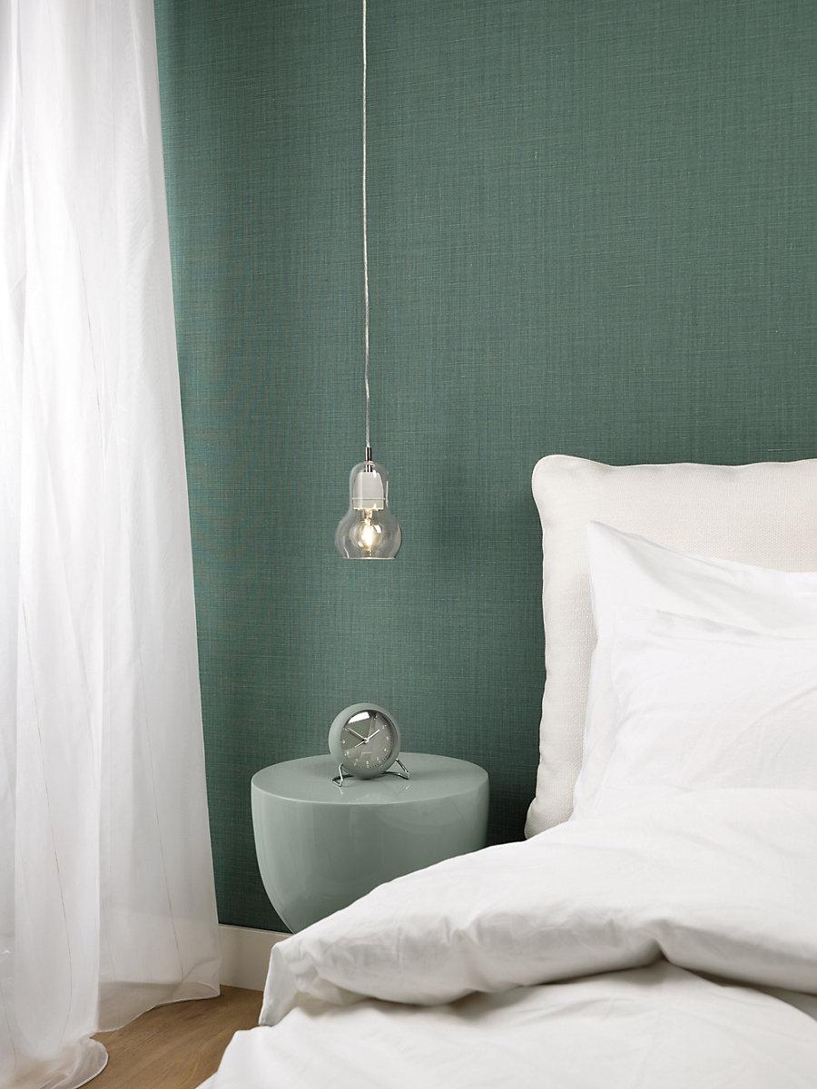 Scalamandre Whitmore Linen Wallcovering Pale Moss Wallpaper