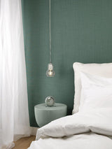 Scalamandre Whitmore Linen Wallcovering Pale Moss Wallpaper