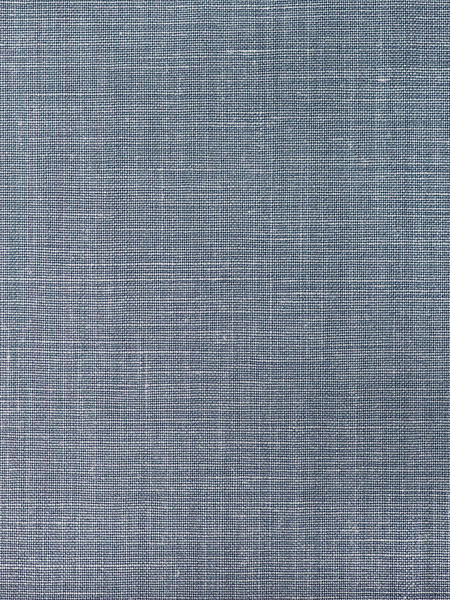 Scalamandre Whitmore Linen Wallcovering Blue Wallpaper