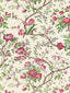 Scalamandre Persephone Wallcovering Heirloom Rose Wallpaper