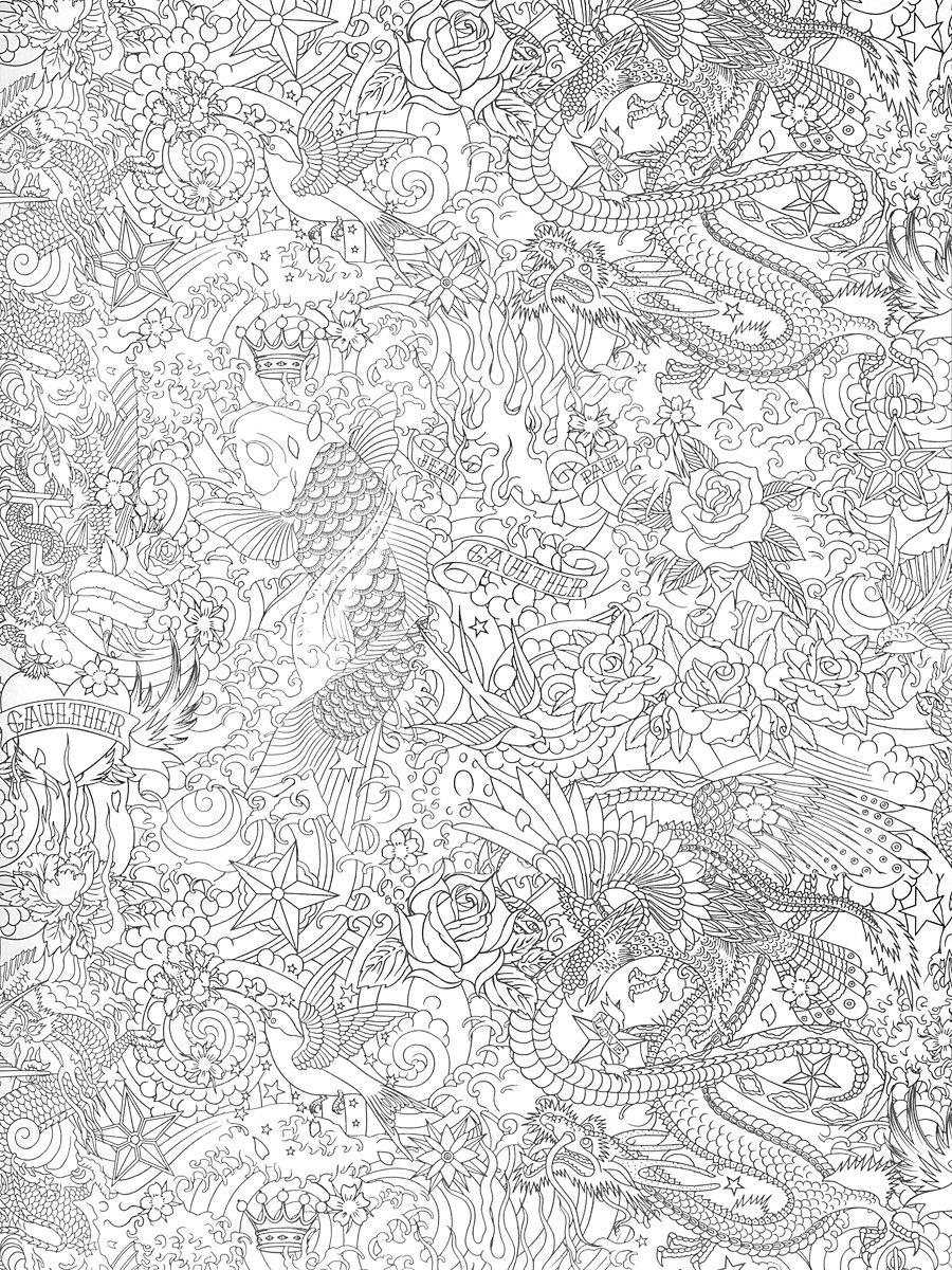 Scalamandre Horimono Argent Wallpaper