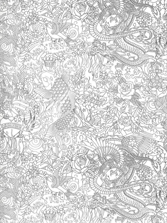 Scalamandre Horimono Argent Wallpaper
