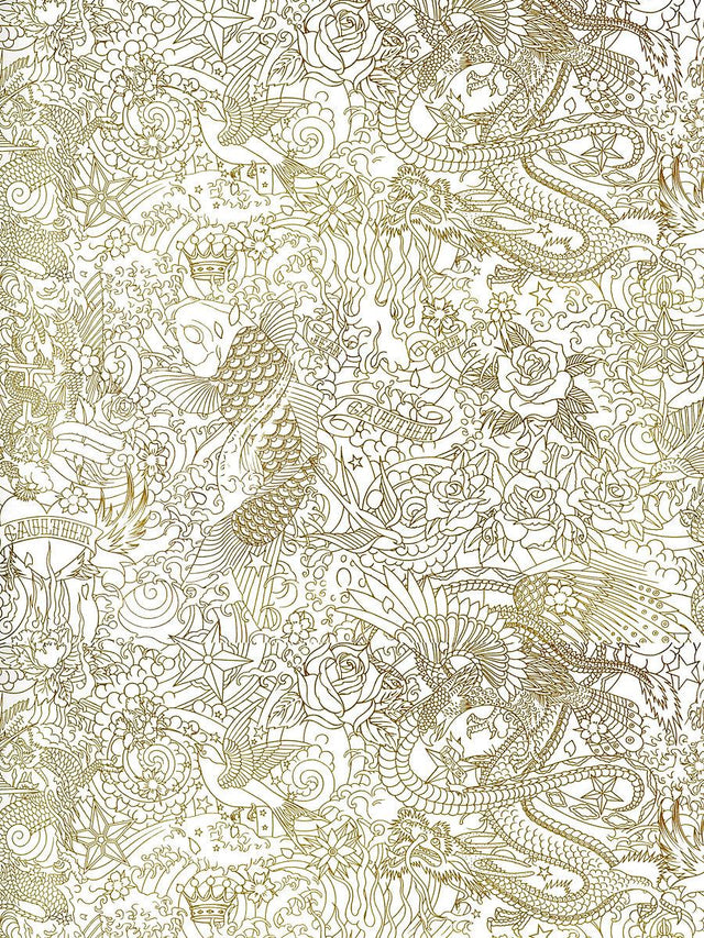 Scalamandre Horimono Or Wallpaper