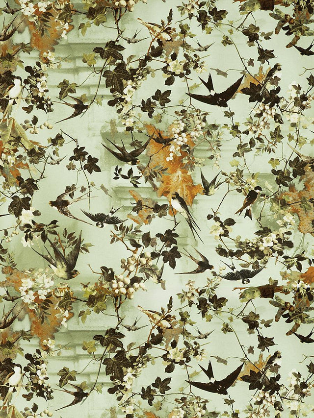Scalamandre Hirondelles Automne Wallpaper