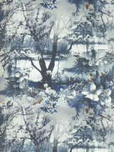 Scalamandre Brume Encre Wallpaper