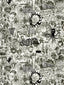 Scalamandre Ernest Noir Wallpaper
