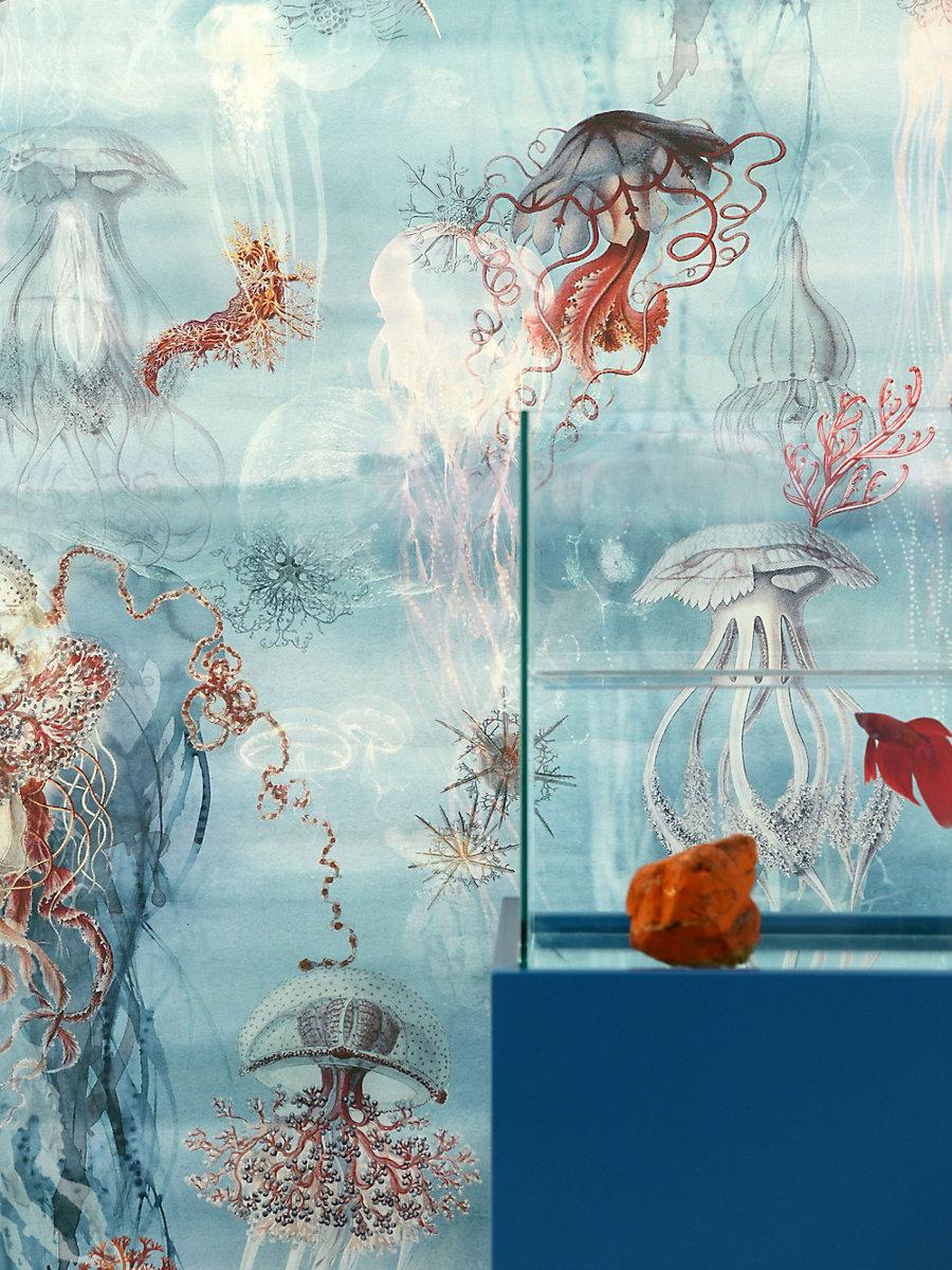 Scalamandre Abyssal | Mural Ocean Wallpaper