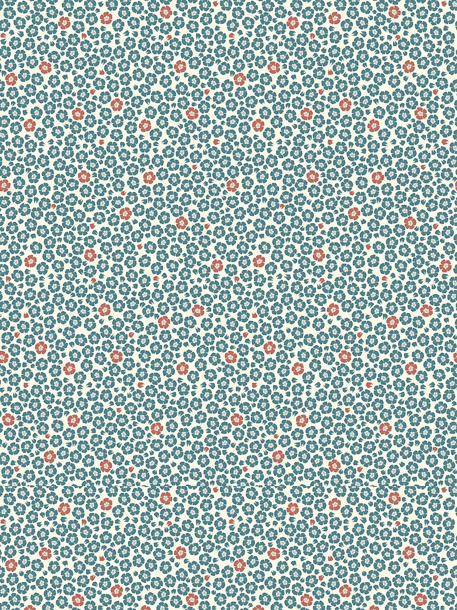 Scalamandre Coquelicot Ocean Wallpaper