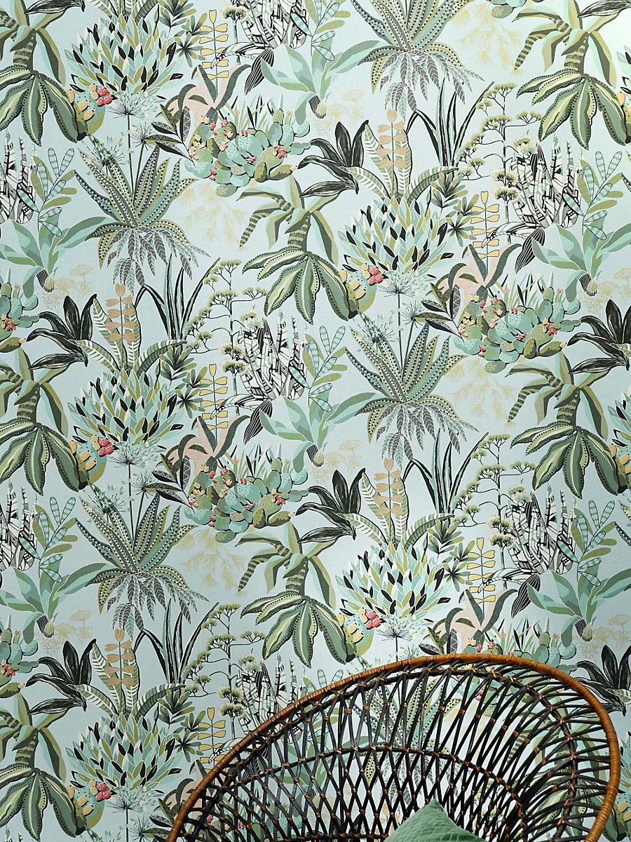 Scalamandre Figari Agave Wallpaper