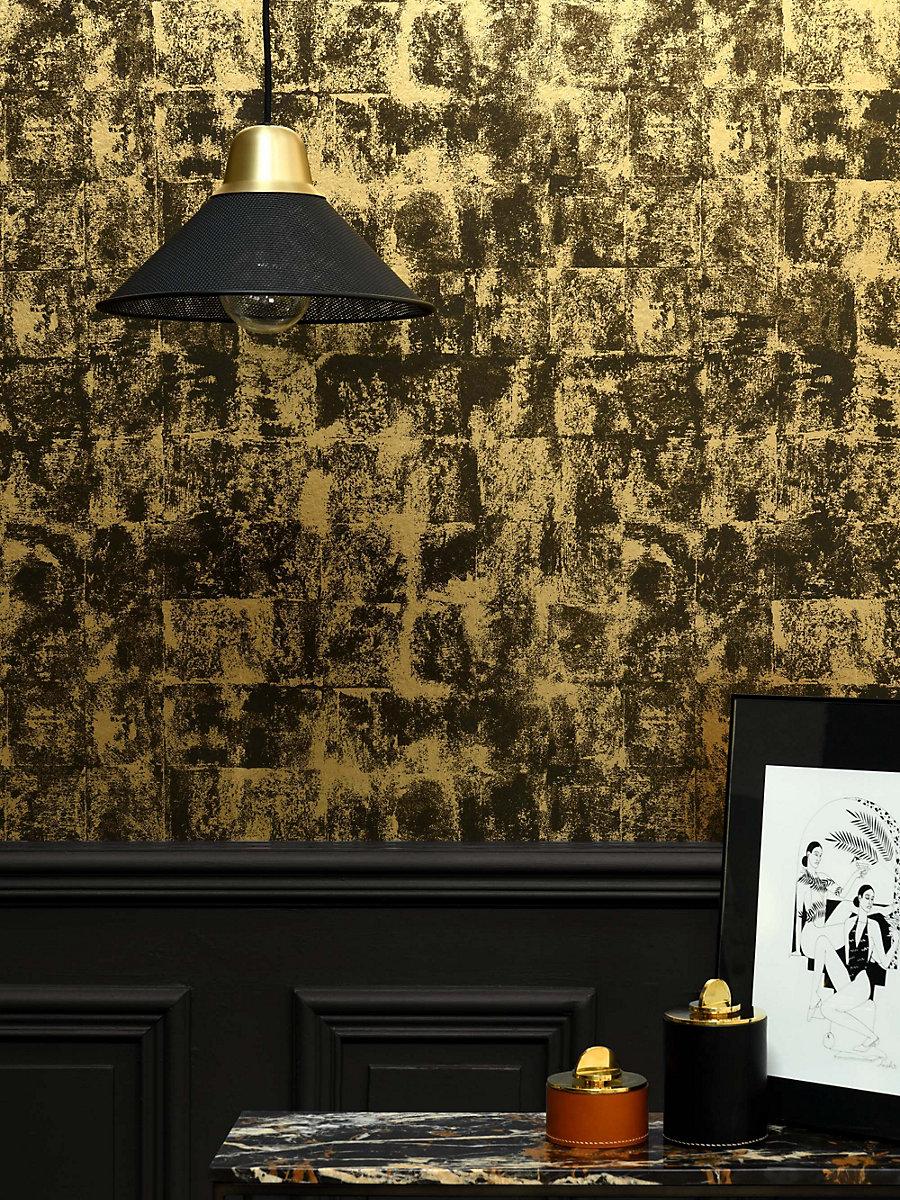 Scalamandre Patine Vieil Or Wallpaper
