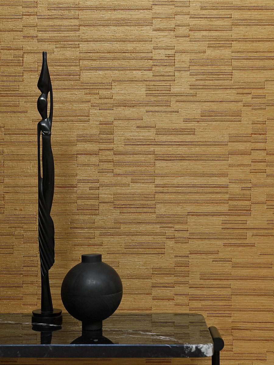 Scalamandre Rabane Gold Wallpaper