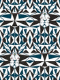 Scalamandre Email Bleu Wallpaper