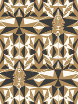 Scalamandre Email Bronze Wallpaper