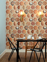 Scalamandre Poteries Terre Cuite Wallpaper