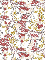 Scalamandre Union Terracotta Wallpaper