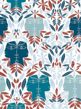 Scalamandre Cap D'Ail Bleu Wallpaper
