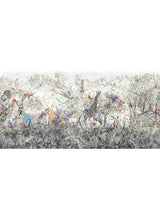 Scalamandre Arcadia Mural | 8 Panel Set Multicolor Wallpaper