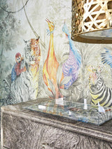 Scalamandre Arcadia Mural | 8 Panel Set Multicolor Wallpaper