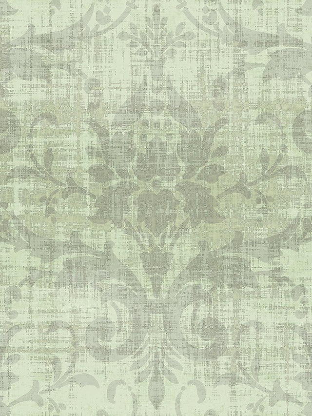 Scalamandre Ballroom Celadon Wallpaper
