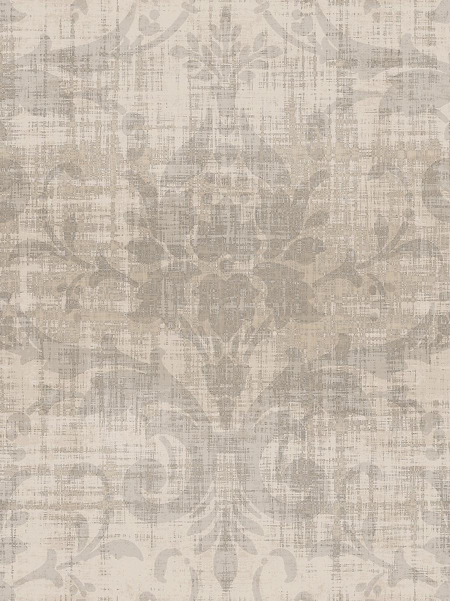 Scalamandre Ballroom French Gray Wallpaper