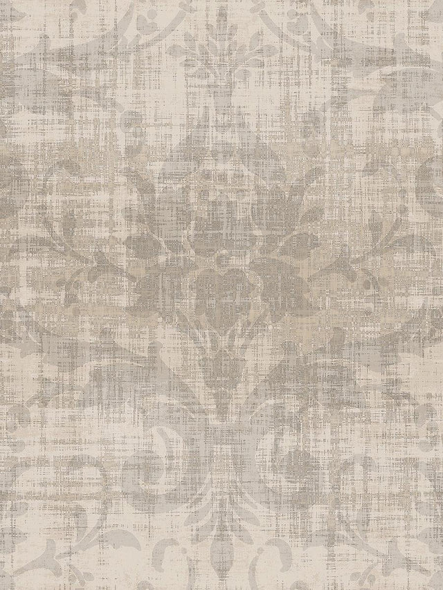 Scalamandre Ballroom French Gray Wallpaper