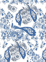 Scalamandre Bloemdecor White Wallpaper