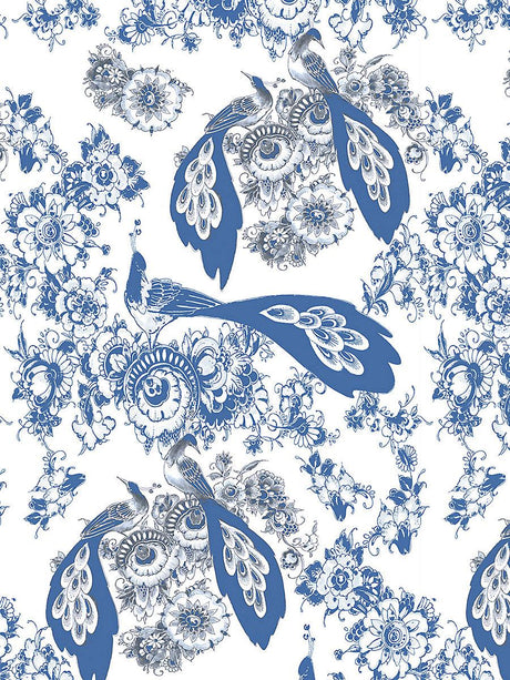 Scalamandre Bloemdecor White Wallpaper