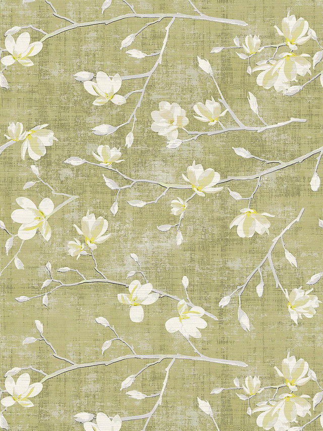 Scalamandre Bloom Wheat Wallpaper