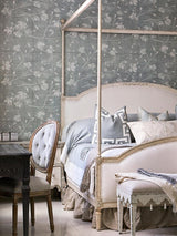 Scalamandre Bloom Silver Wallpaper