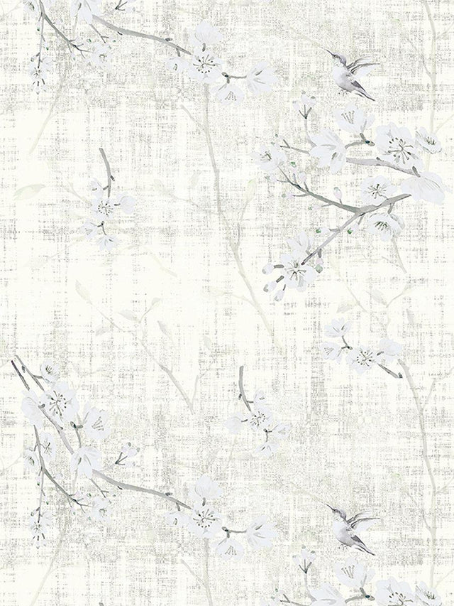 Scalamandre Blossom Fantasia Ivory Wallpaper