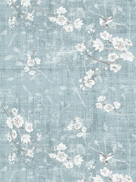 Scalamandre Blossom Fantasia Slate Wallpaper