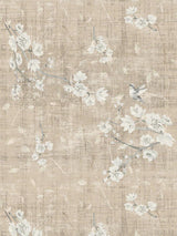 Scalamandre Blossom Fantasia French Gray Wallpaper