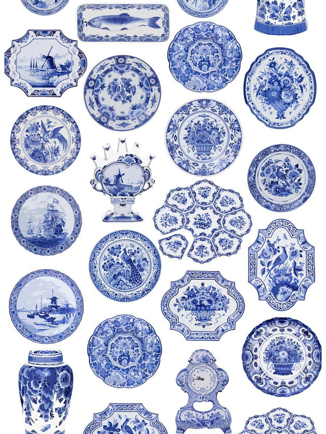 Scalamandre Collections Blue Wallpaper