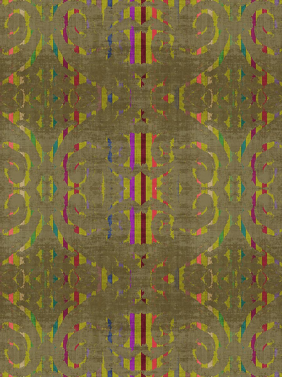 Scalamandre Dapper Chartreuse Wallpaper