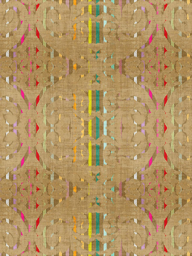 Scalamandre Dapper Gold Wallpaper