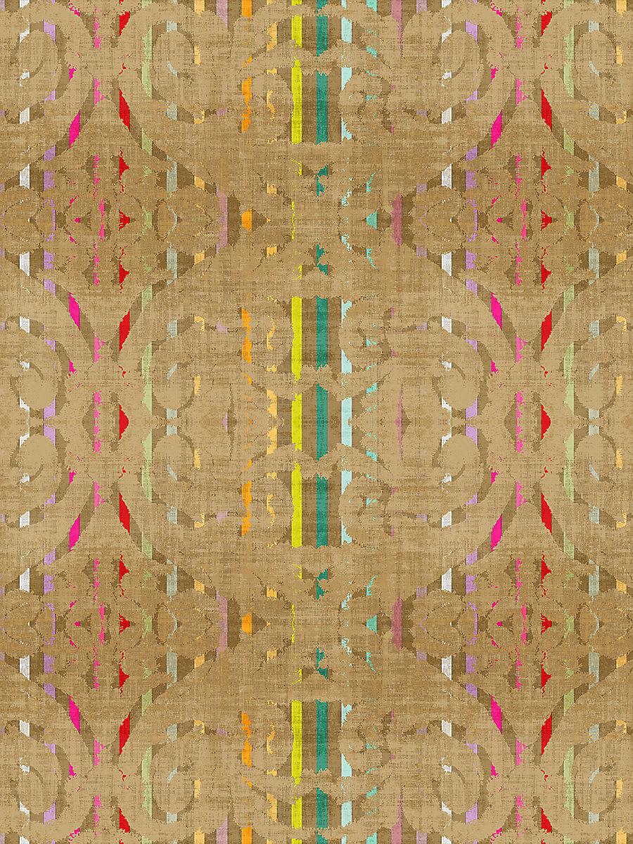 Scalamandre Dapper Gold Wallpaper