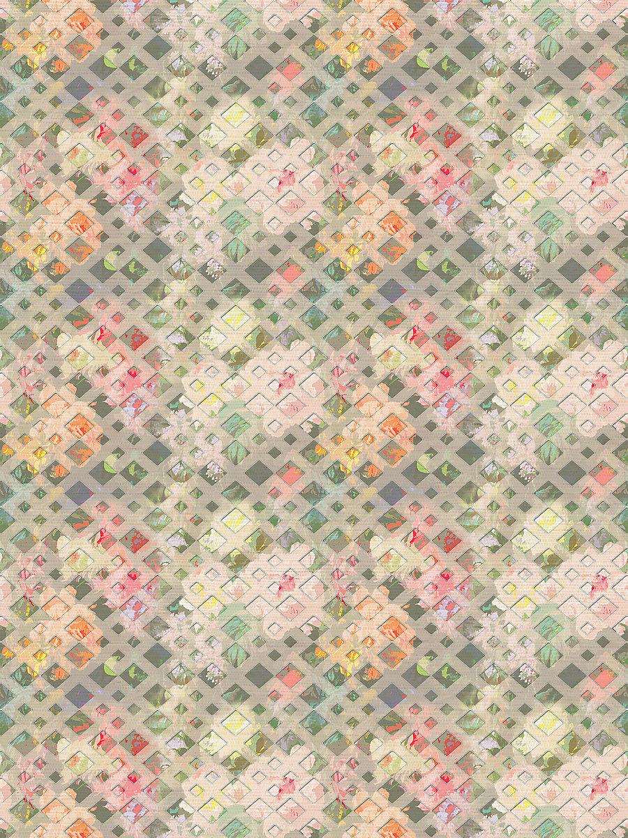 Scalamandre Defosse Trellis Azalea Wallpaper