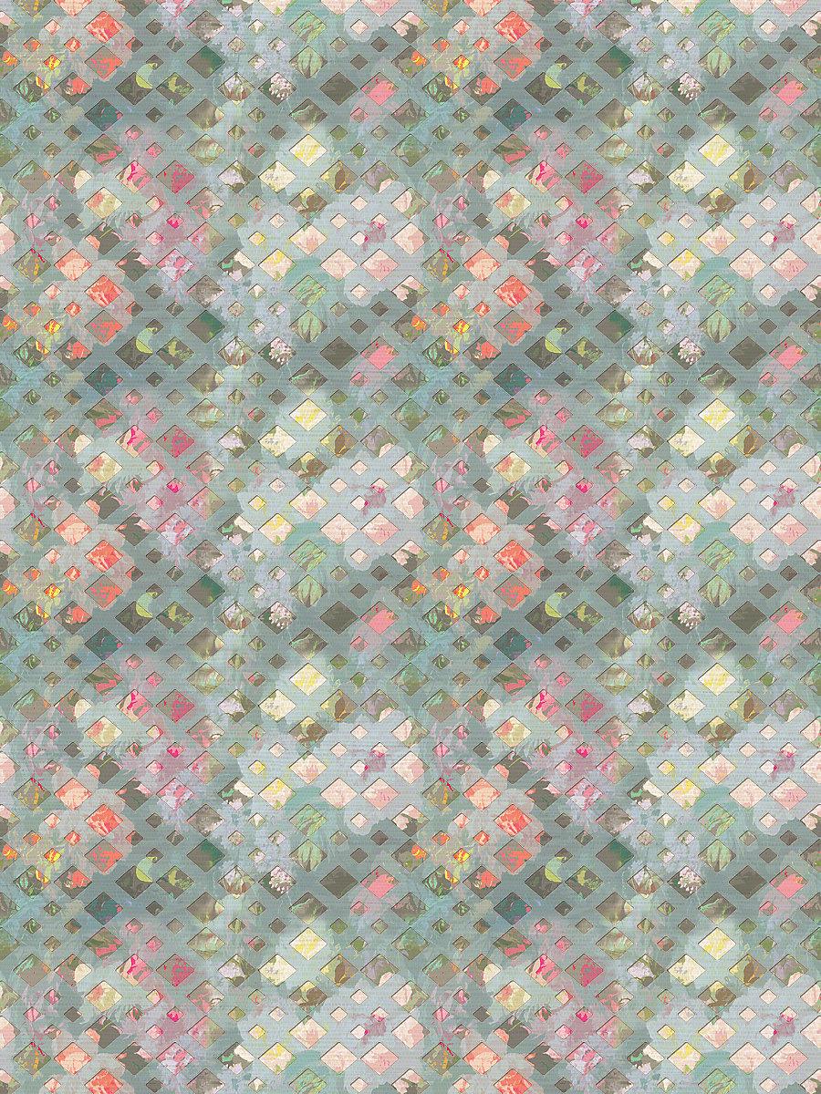 Scalamandre Defosse Trellis Perlblau Wallpaper