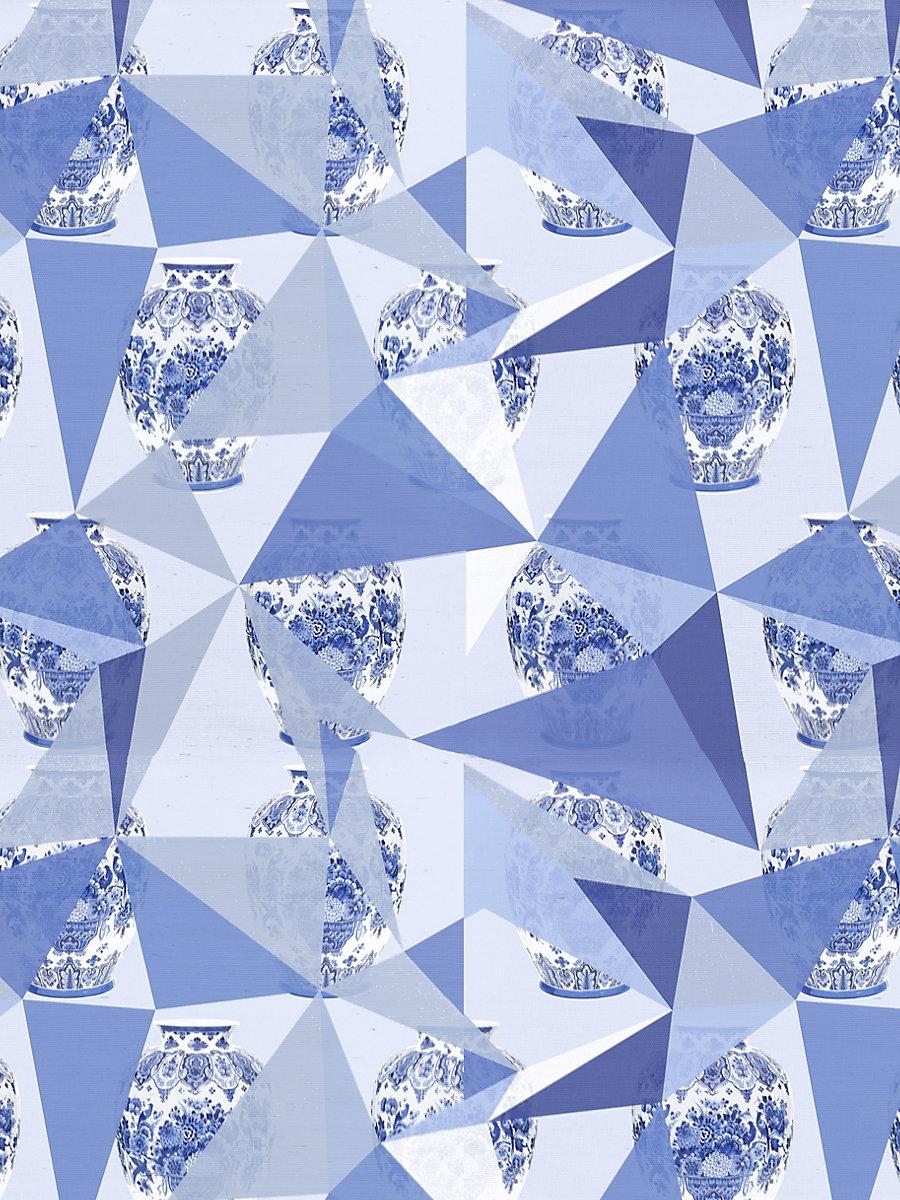 Scalamandre Elements Blue Wallpaper