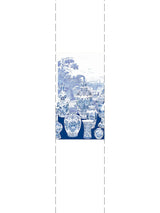 Scalamandre Garniture Scenic Blue - Left Panel Wallpaper