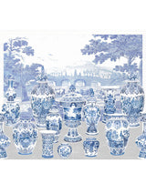 Scalamandre Garniture Scenic Neutral - Right Panel Wallpaper