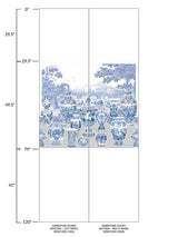Scalamandre Garniture Scenic Neutral - Right Panel Wallpaper