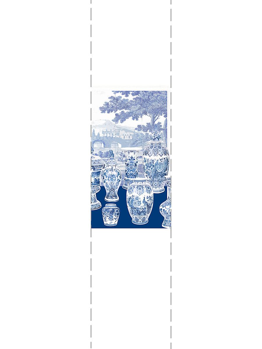 Scalamandre Garniture Scenic Blue - Right Panel Wallpaper