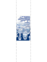 Scalamandre Garniture Scenic Blue - Right Panel Wallpaper