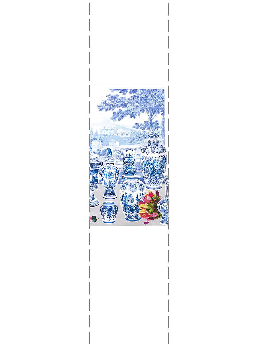 Scalamandre Garniture Scenic | Tulips Neutral - Right Panel Wallpaper