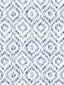 Scalamandre Ikat Blue Wallpaper