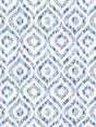Scalamandre Ikat Blue Wallpaper