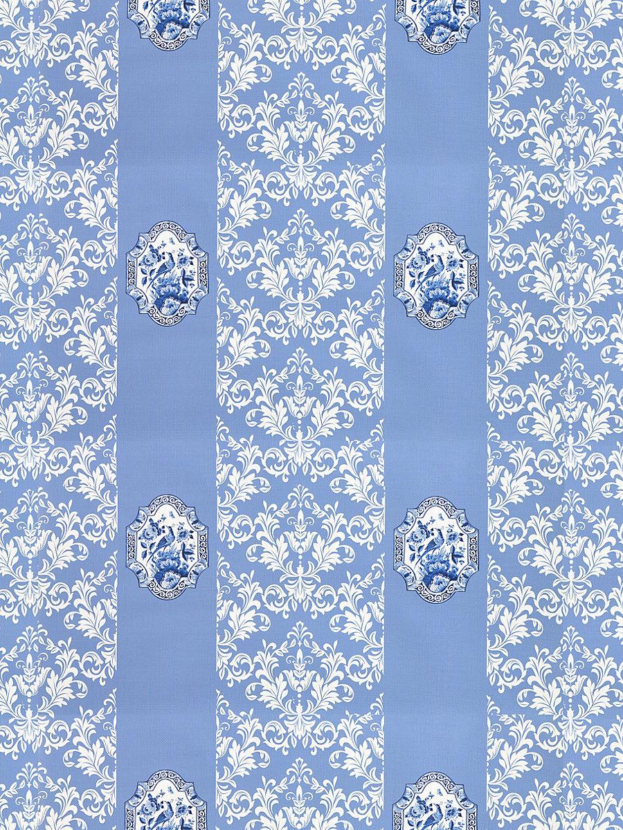Scalamandre Imperial Blue Wallpaper